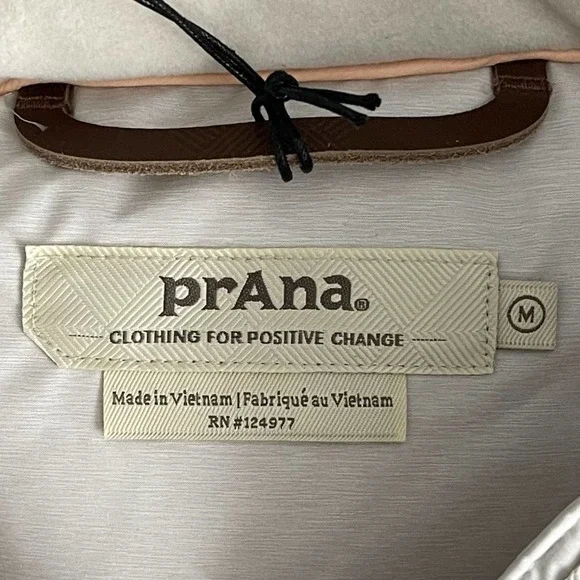 NWT prAna Banajaara Vest Medium Pebble Grey Heather XS #A1087 - Picture 12 of 15